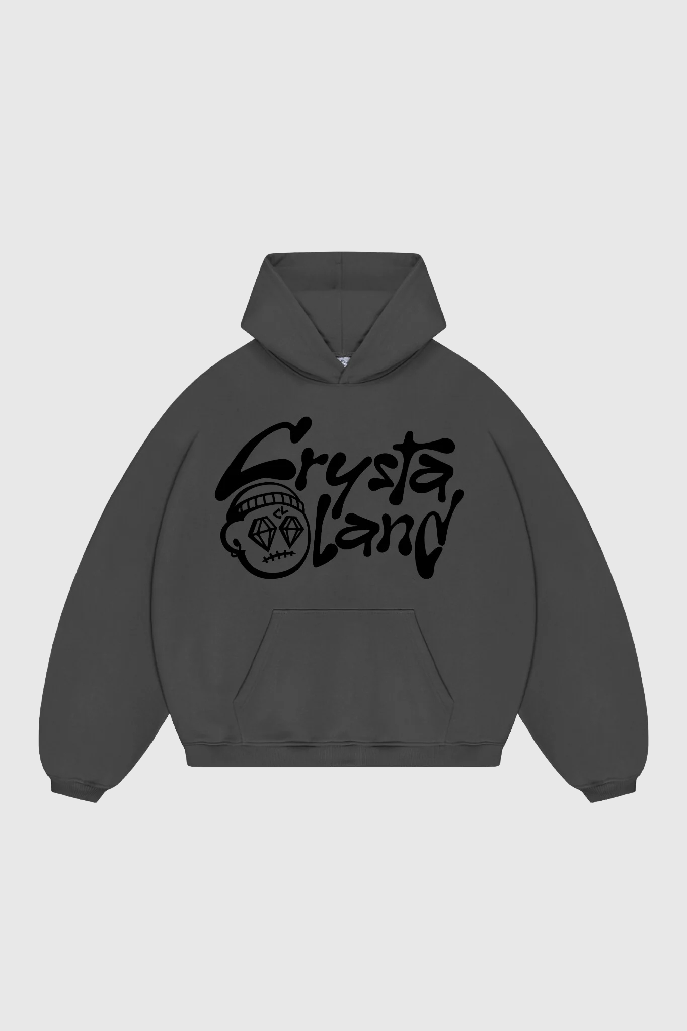 CRYSTALAND SHADOW GREY HOODIE