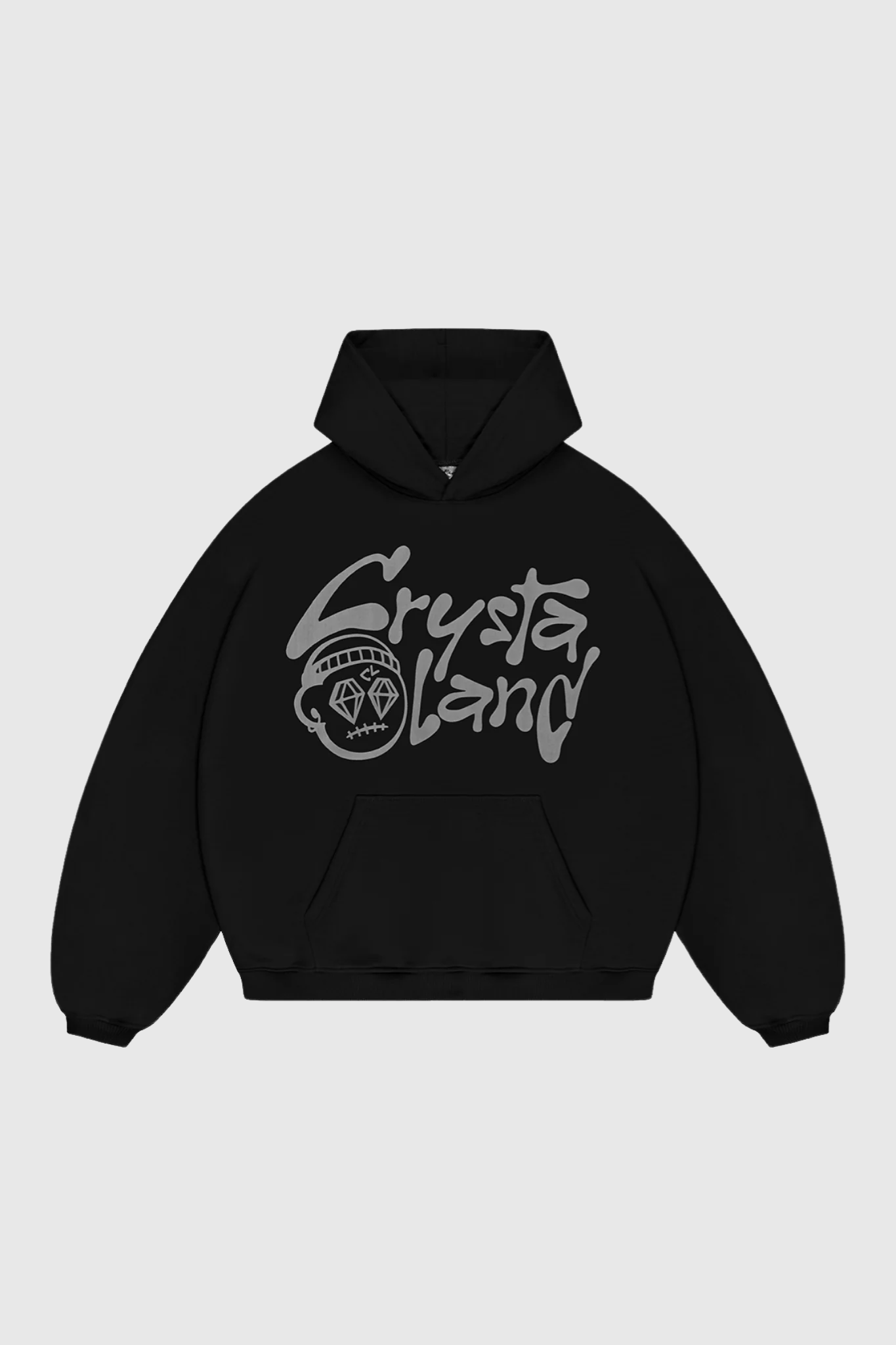 CRYSTALAND BLACK HOODIE