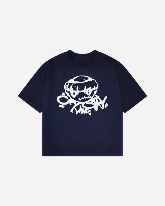 CRYSTALAND THUG NAVY T-SHIRT