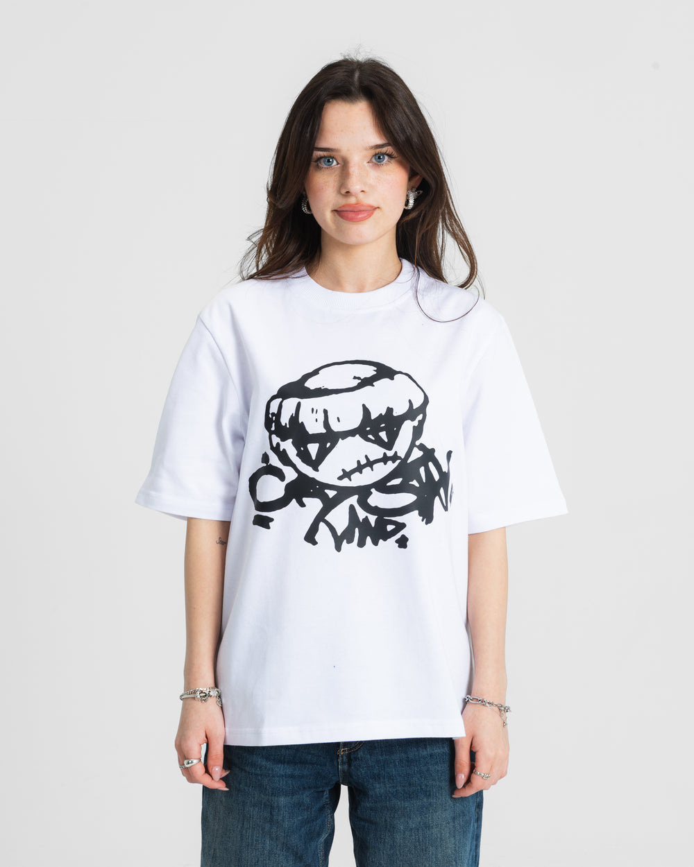 CRYSTALAND THUG WHITE T-SHIRT
