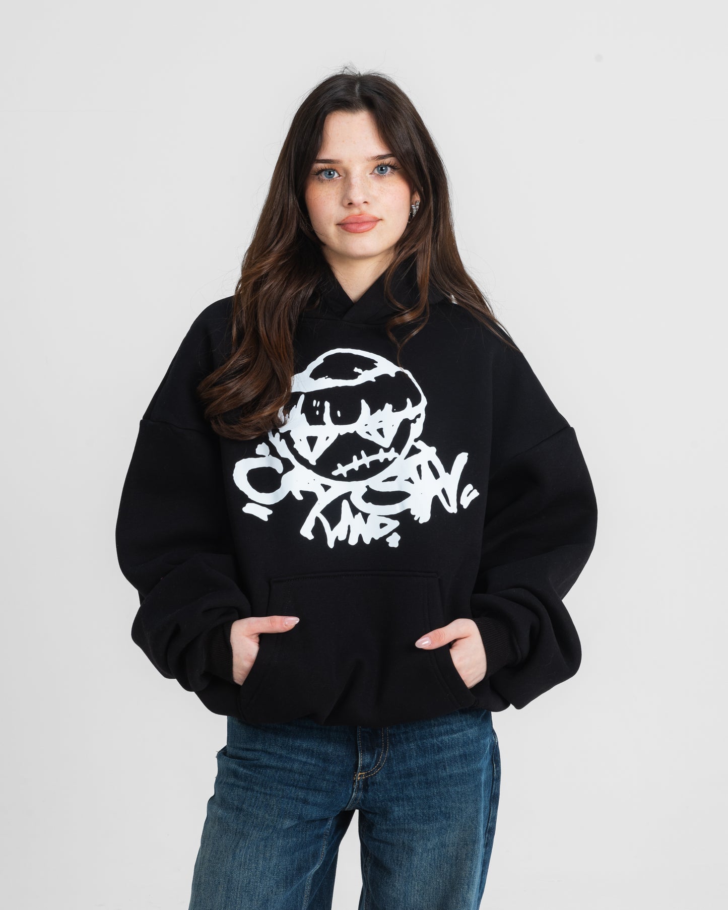 CRYSTALAND THUG BLACK HOODIE