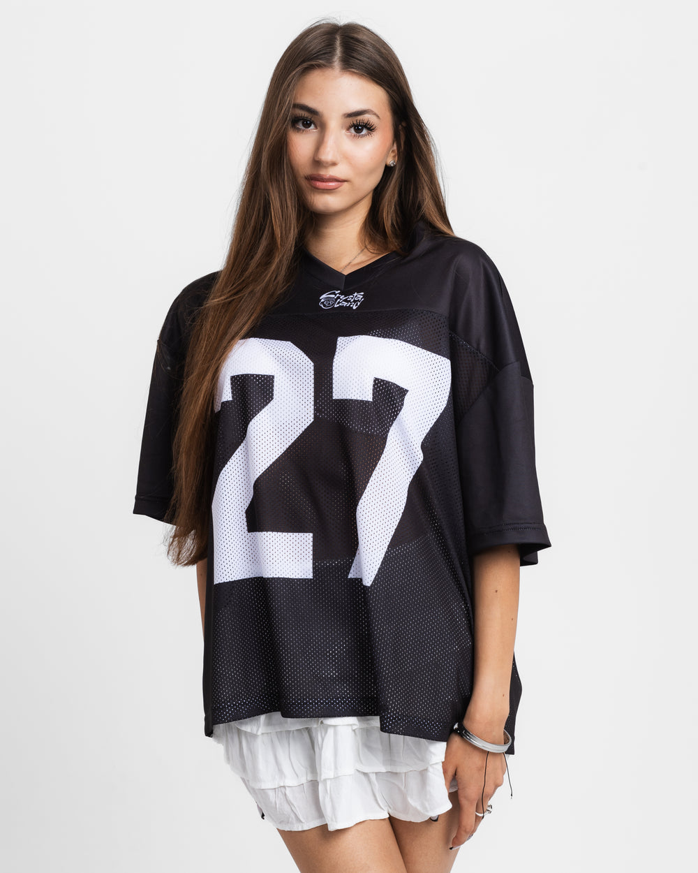 CRYSTALAND GRAFITTI SILVER GREY T-SHIRT