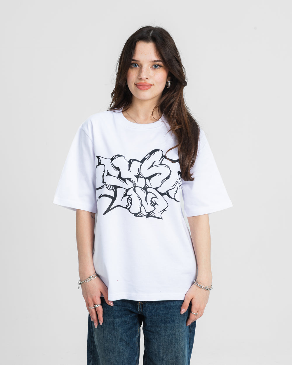 CRYSTALAND GRAFITTI WHITE T-SHIRT