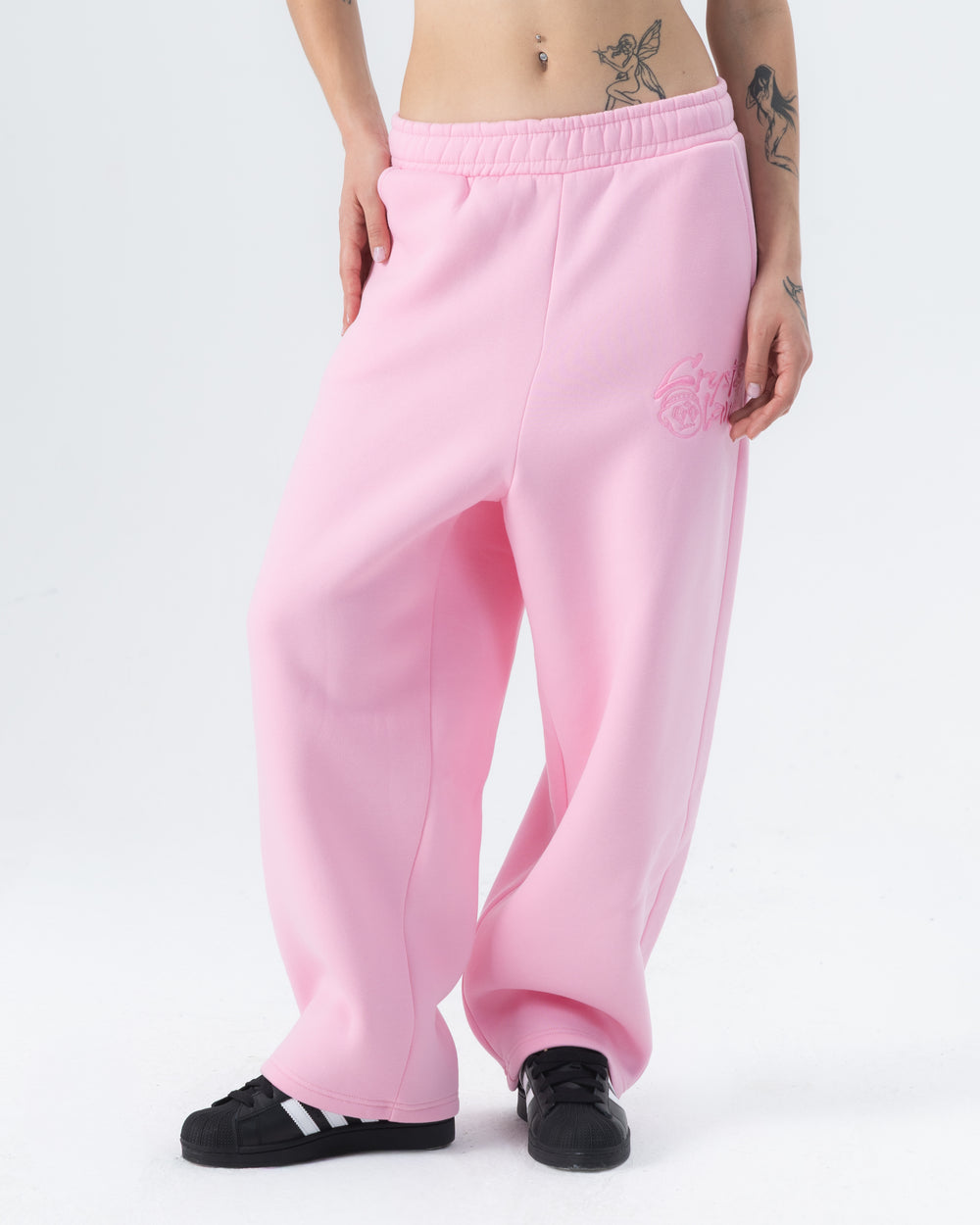 CRYSTALAND BABY PINK SWEATPANTS