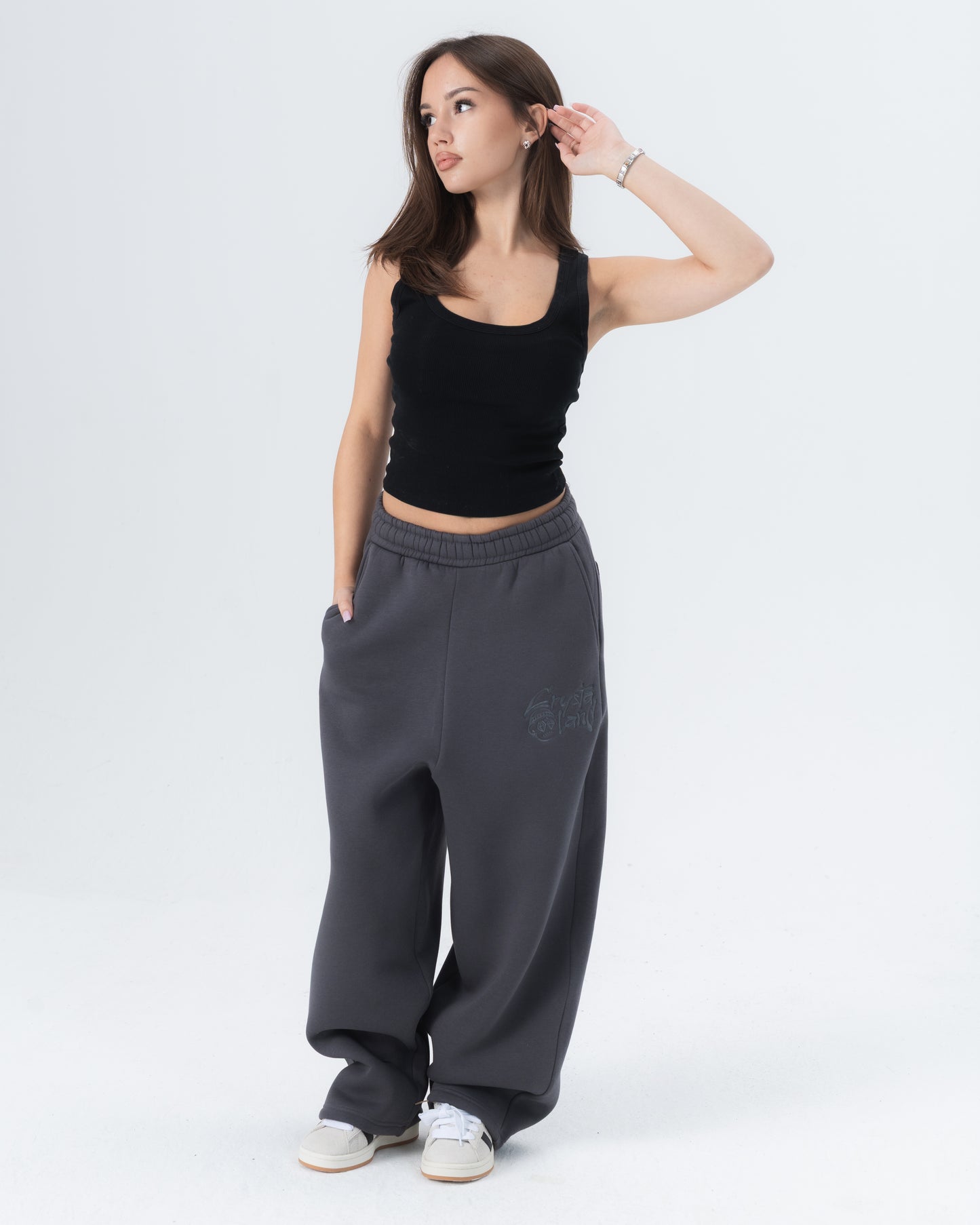 CRYSTALAND SHADOW GREY SWEATPANTS