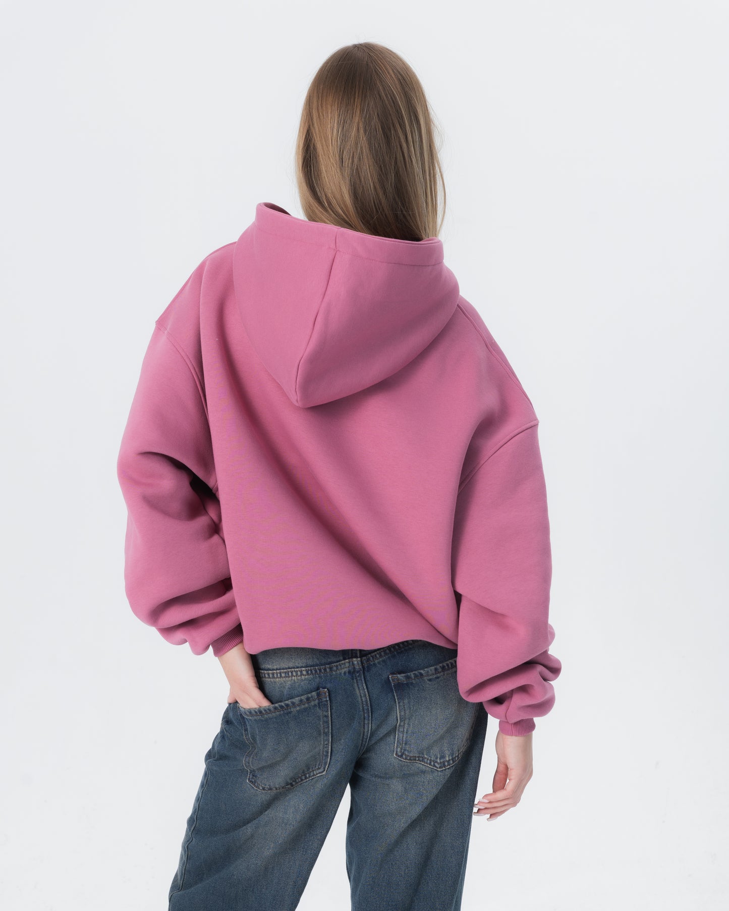 CRYSTALAND ESSENTIAL DUSTY ROSE HOODIE