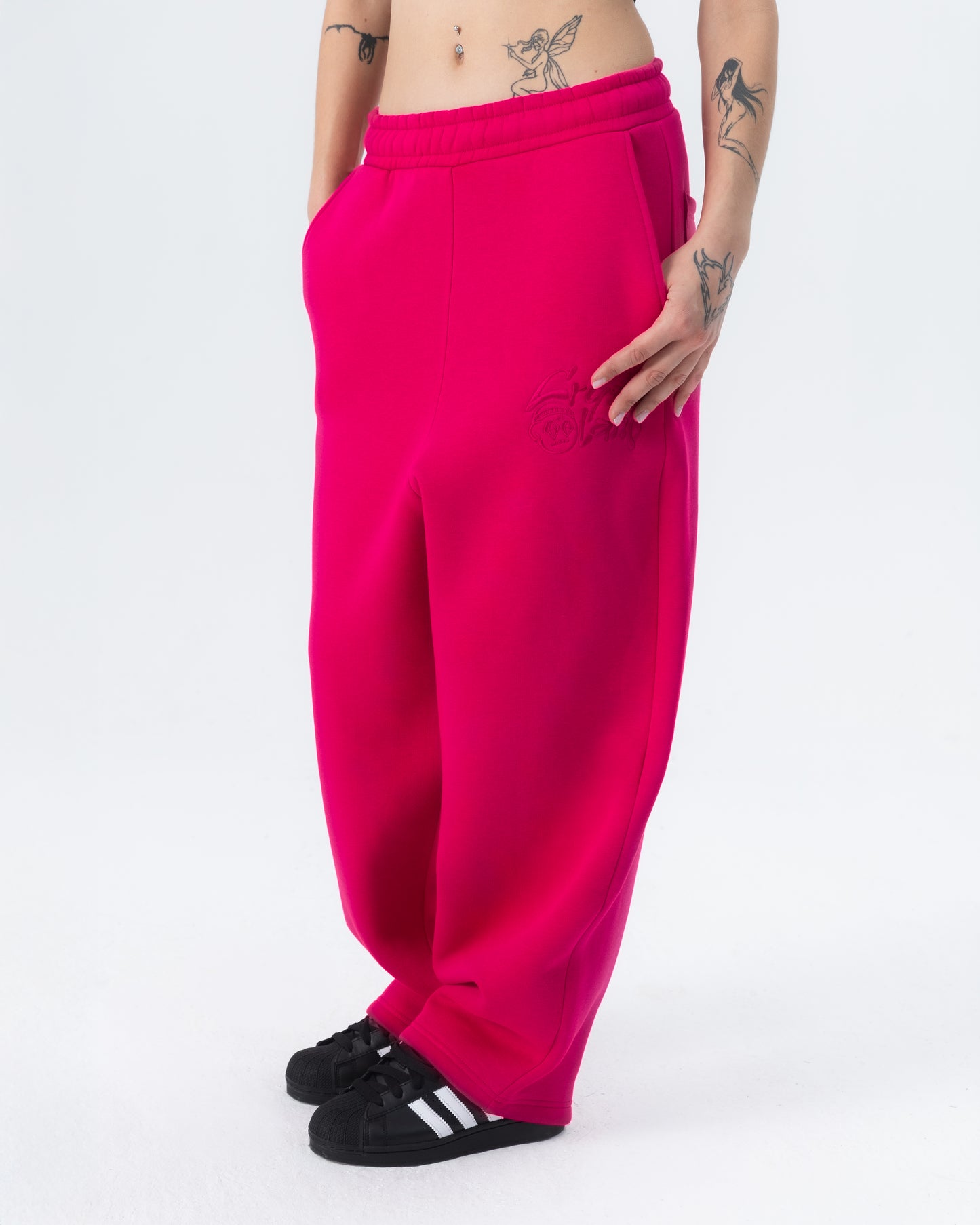 CRYSTALAND HOT PINK SWEATPANTS