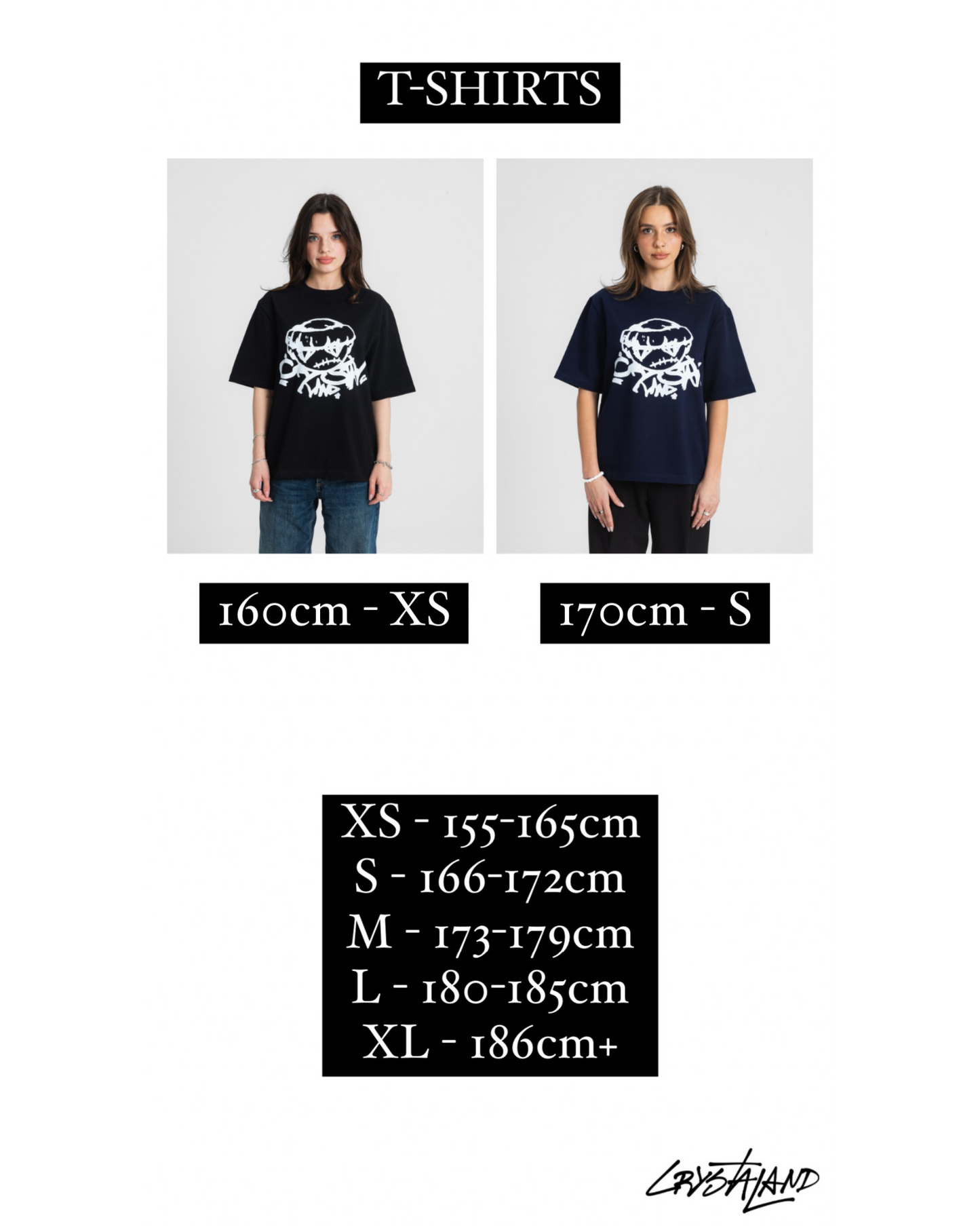 CRYSTALAND GRAFITTI SILVER GREY T-SHIRT