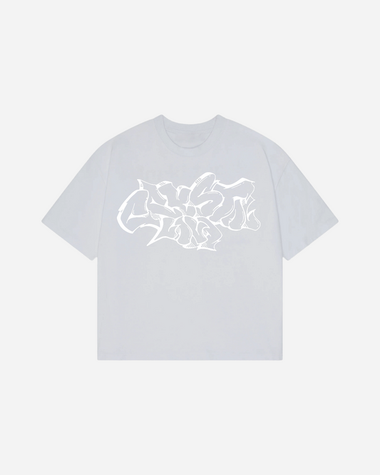 CRYSTALAND GRAFITTI SILVER GREY T-SHIRT