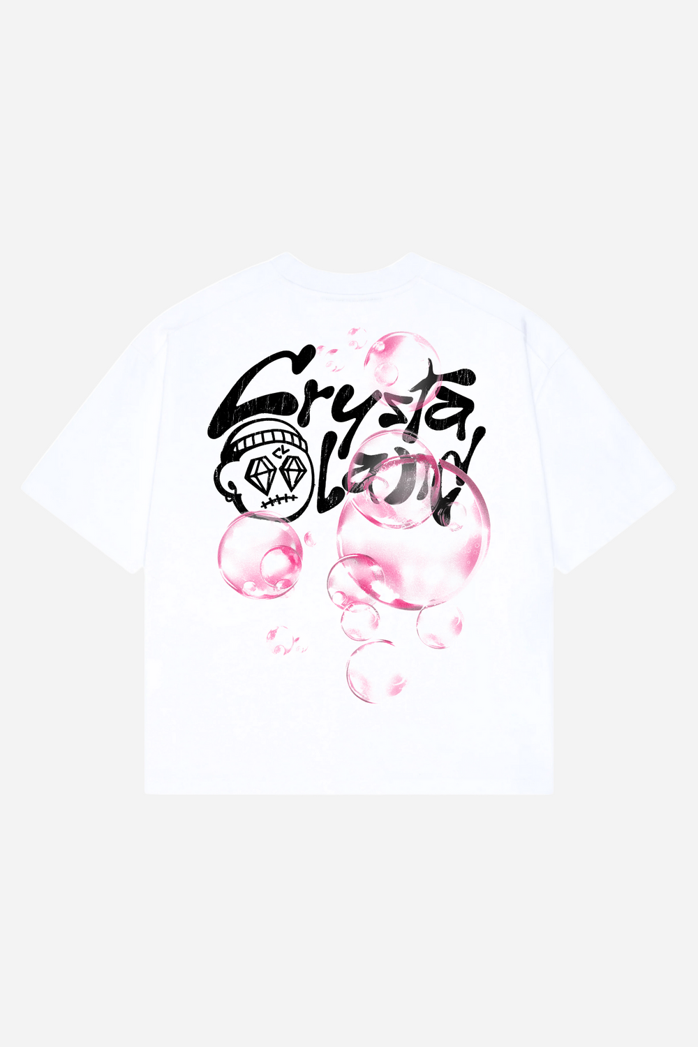 Crystaland Blasenweiß T-Shirt