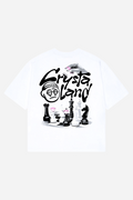 CRYSTALAND CHESS WHITE T-SHIRT