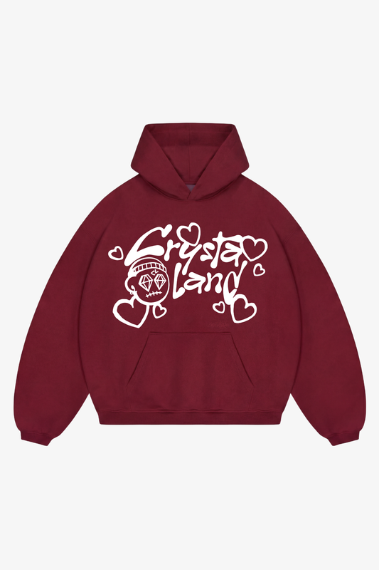 CRYSTALAND VALENTINE'S DAY VANILLA HOODIE