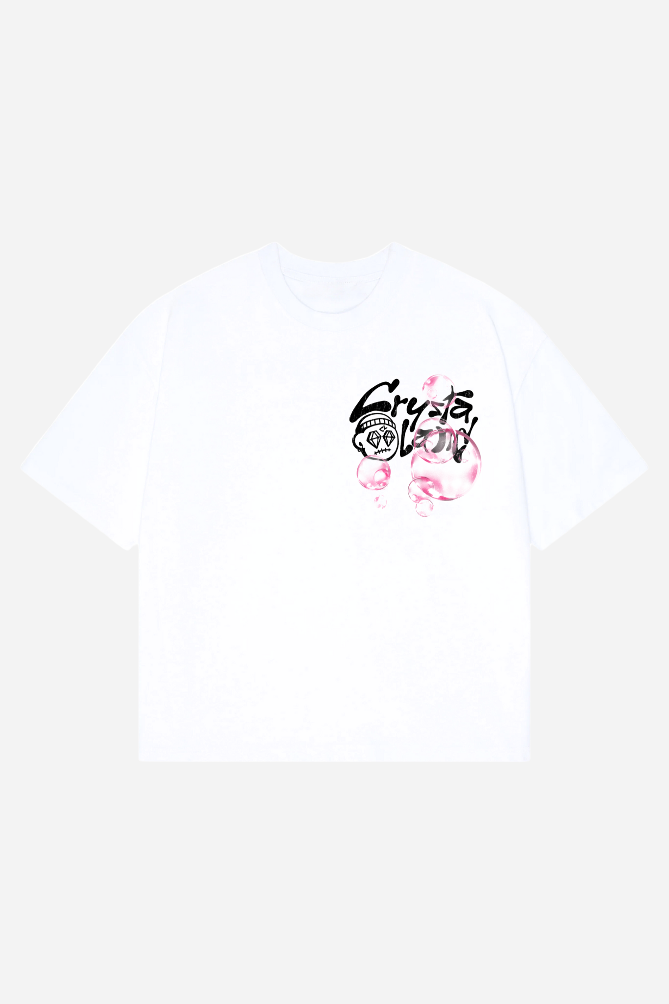 CRYSTALAND BUBBLE WHITE T-SHIRT