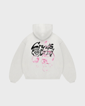 CRYSTALAND BUBBLE ECRU HOODIE