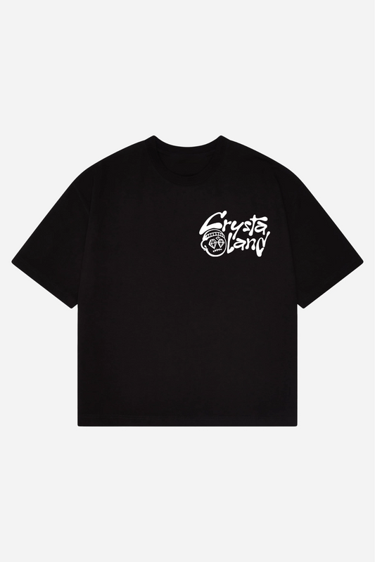 CRYSTALAND BASIC BLACK T-SHIRT