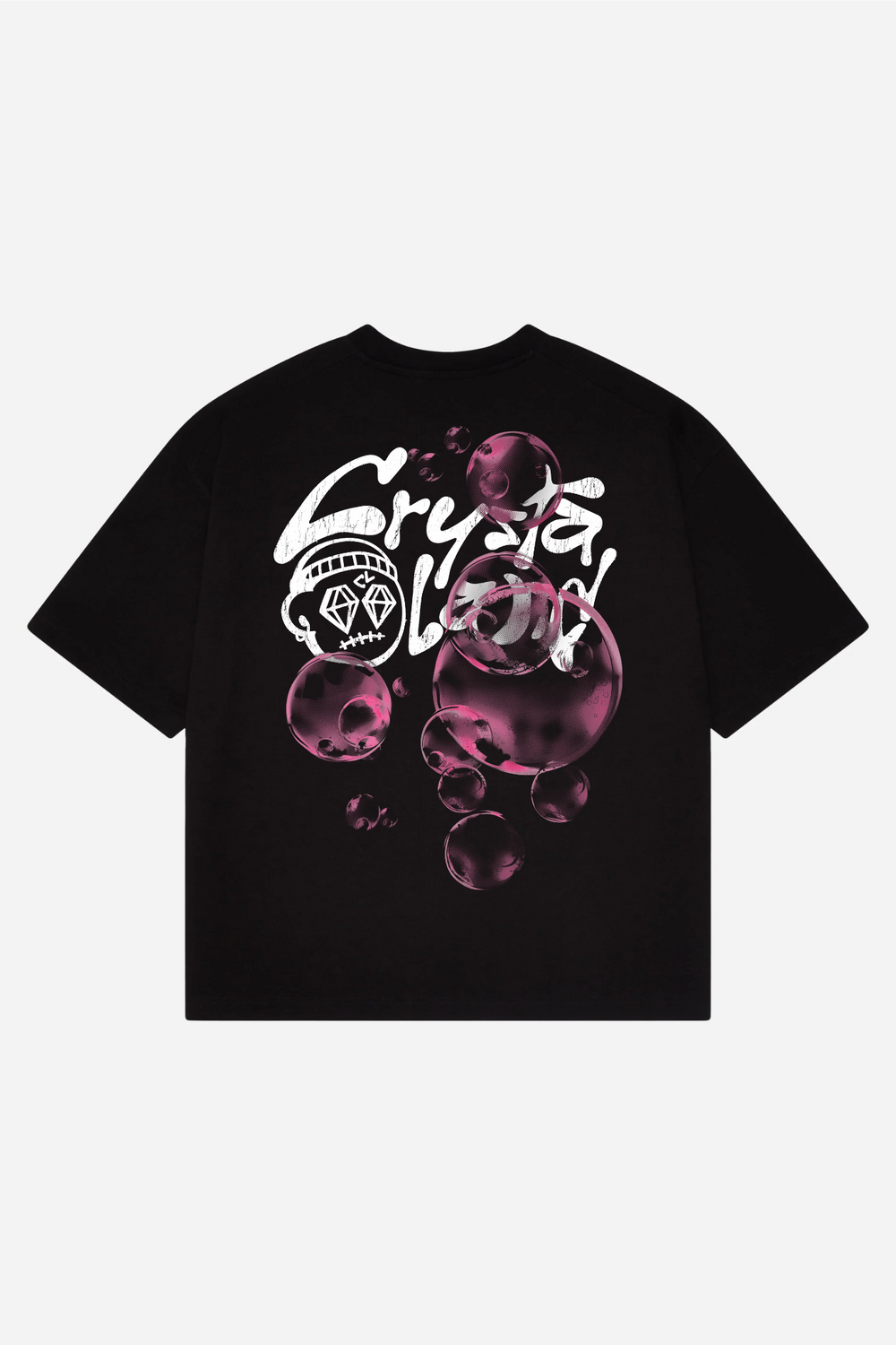 CRYSTALAND BUBBLE BLACK T-SHIRT