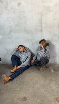 CRYSTALAND GRAFITTI SILVER GREY HOODIE