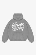 Crystaland Silbergrau Hoodie