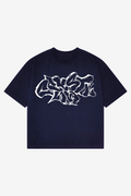 CRYSTALAND GRAFITTI DARK NAVY T-SHIRT