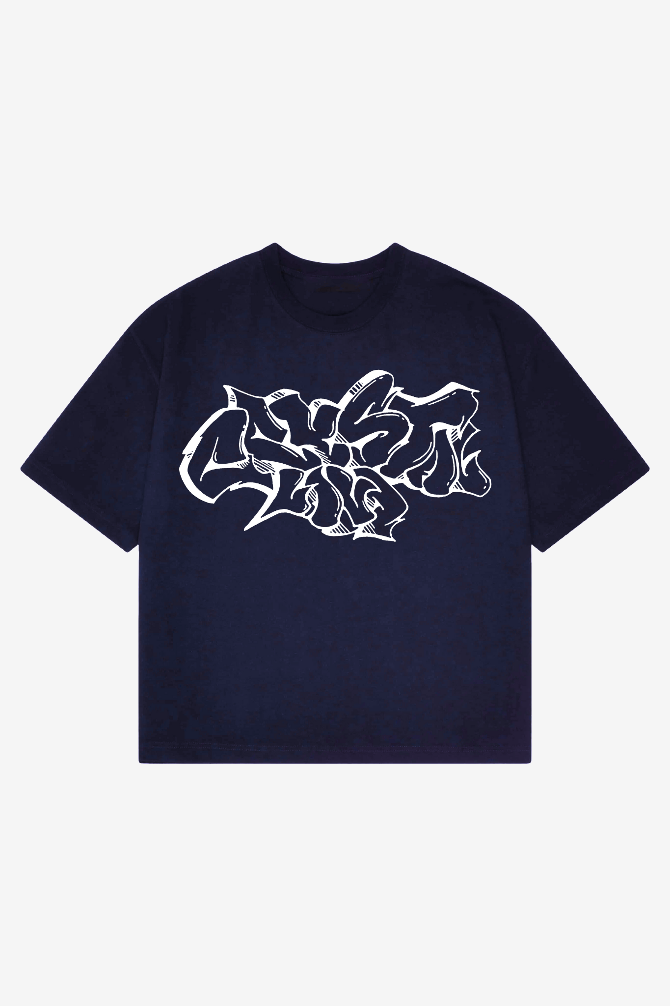 CRYSTALAND GRAFITTI DARK NAVY T-SHIRT