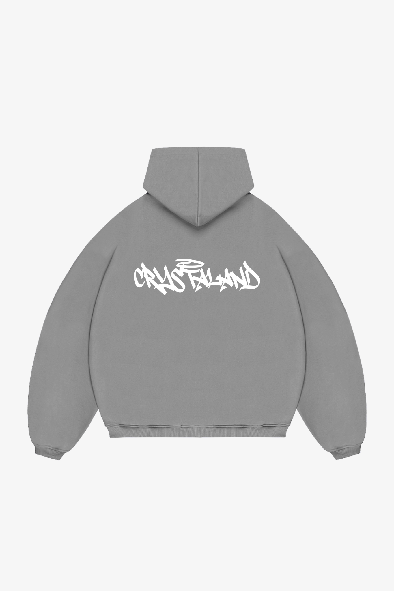 Crystaland Silbergrau Hoodie