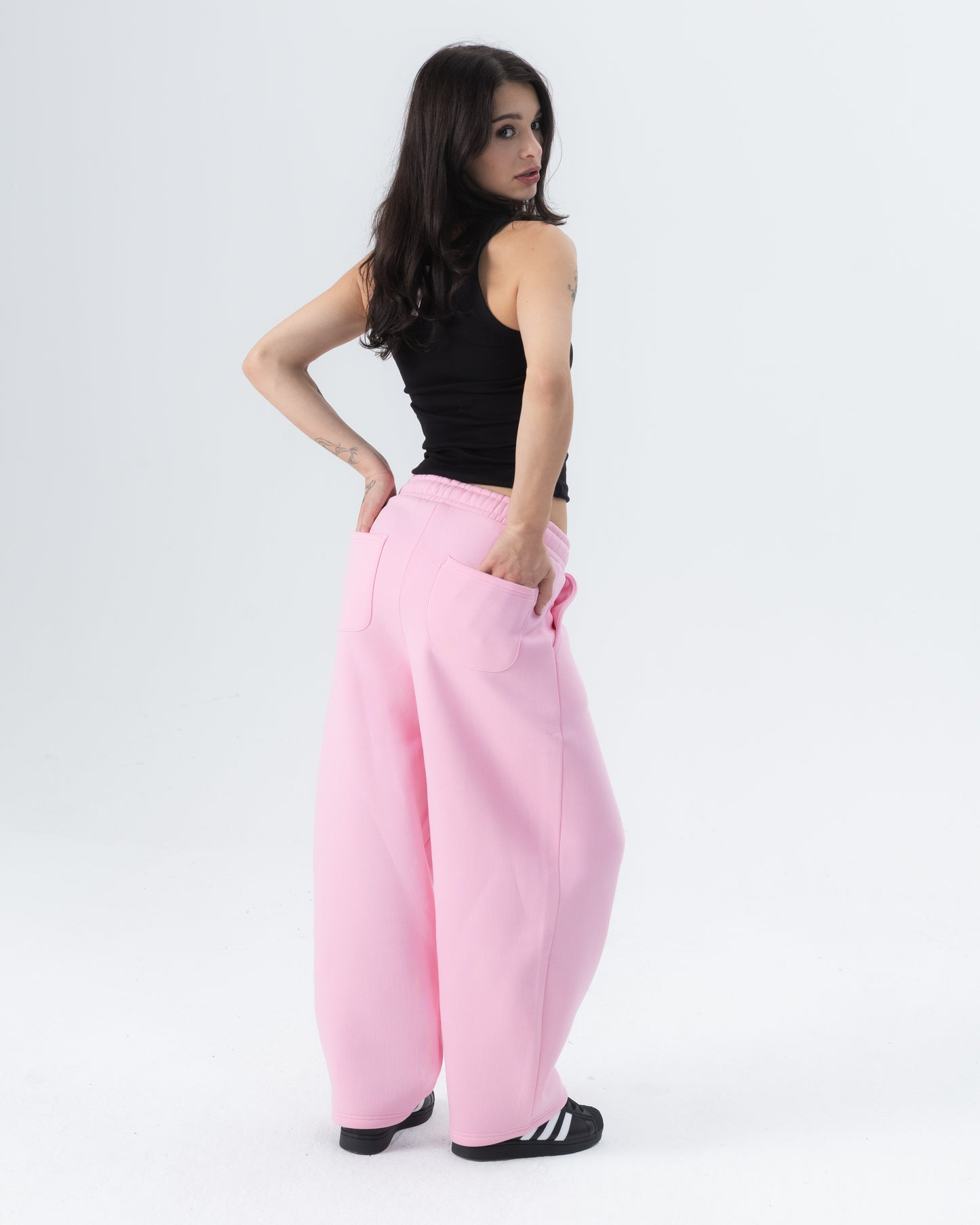 CRYSTALAND BABY PINK SWEATPANTS