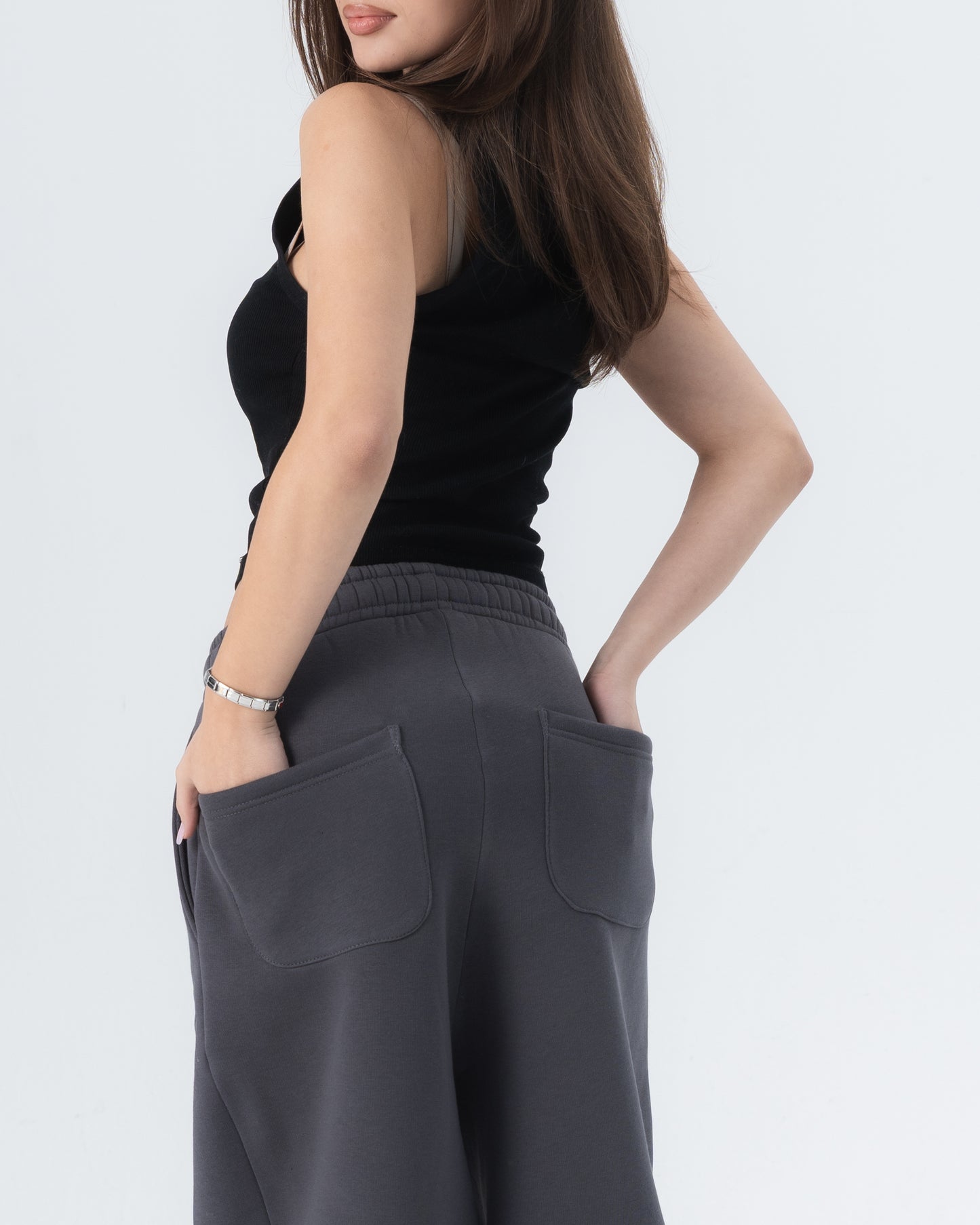 CRYSTALAND SHADOW GREY SWEATPANTS