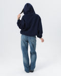 CRYSTALAND ESSENTIAL DARK NAVY HOODIE