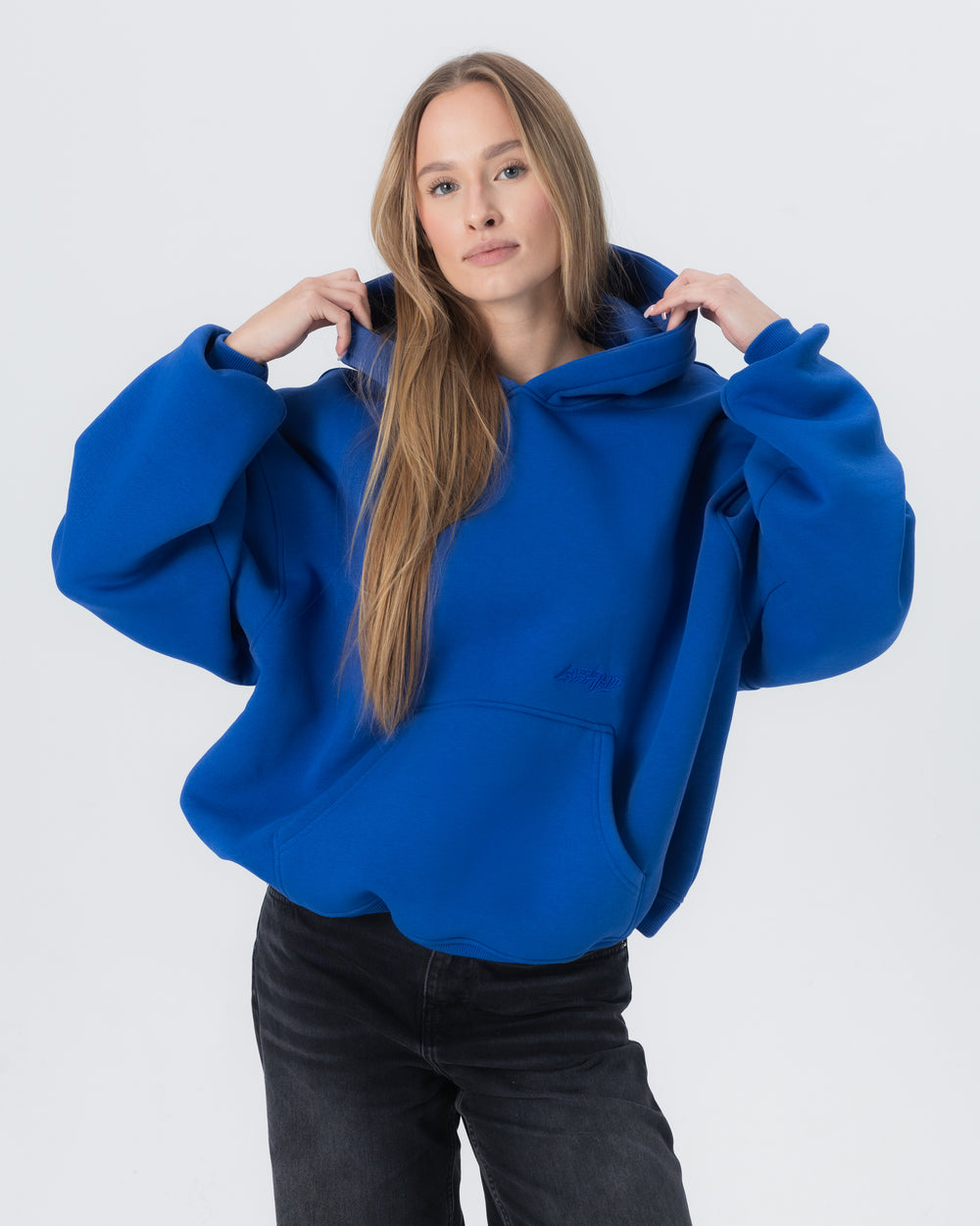CRYSTALAND ESSENTIAL CORNFLOWER HOODIE