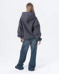 CRYSTALAND ESSENTIAL SHADOW GREY HOODIE
