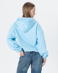 CRYSTALAND ESSENTIAL BABY BLUE ZIP HOODIE