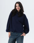 CRYSTALAND BASIC DARK NAVY HOODIE