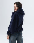 CRYSTALAND BASIC DARK NAVY HOODIE