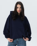 CRYSTALAND ESSENTIAL DARK NAVY HOODIE