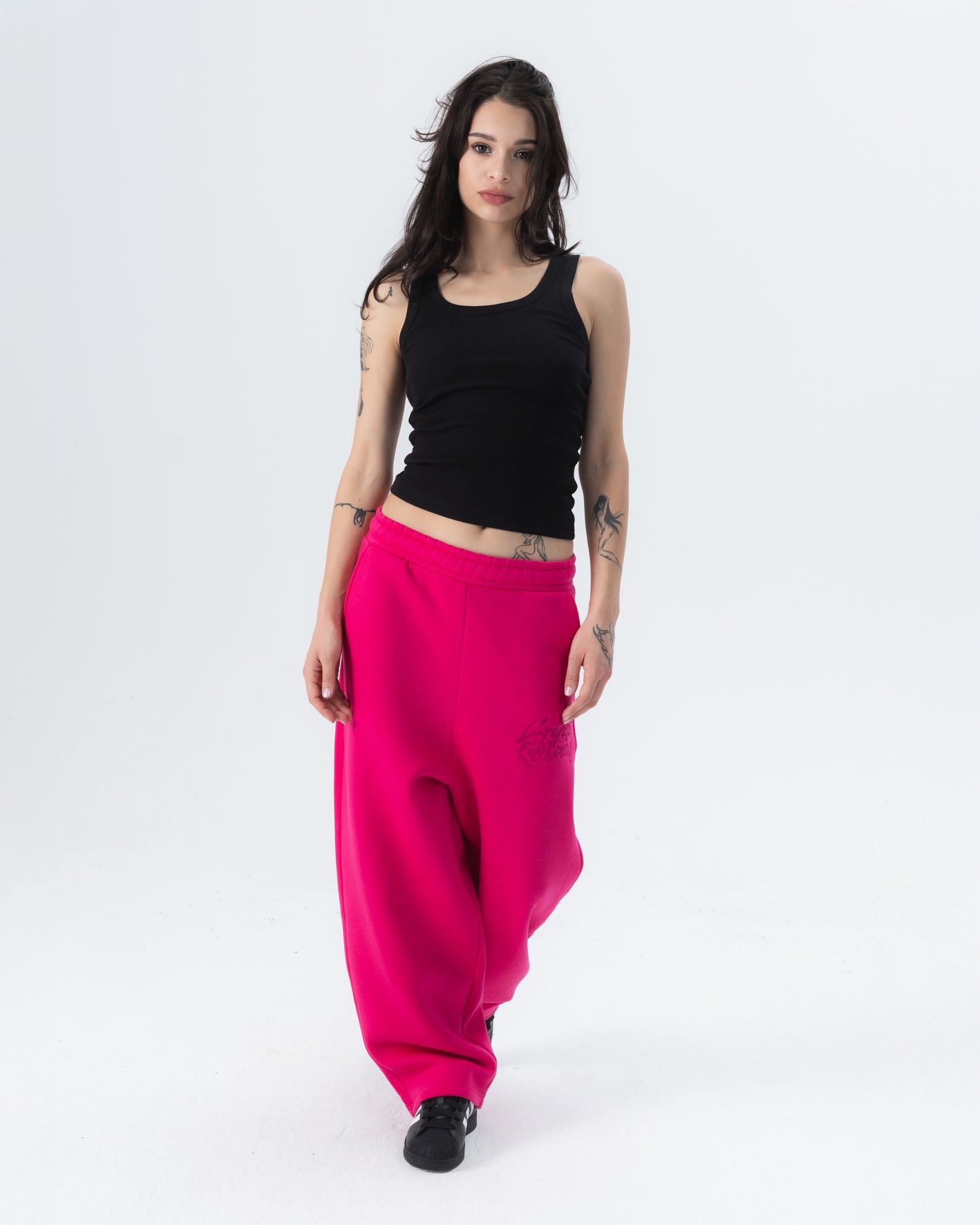 CRYSTALAND HOT PINK SWEATPANTS