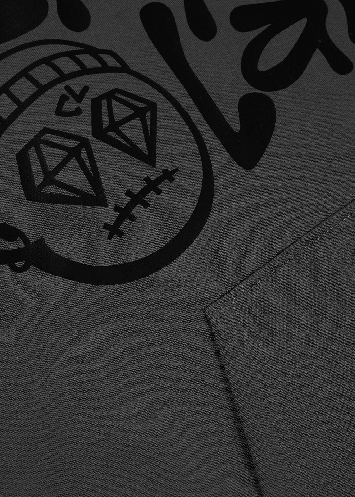 CRYSTALAND SHADOW GREY HOODIE