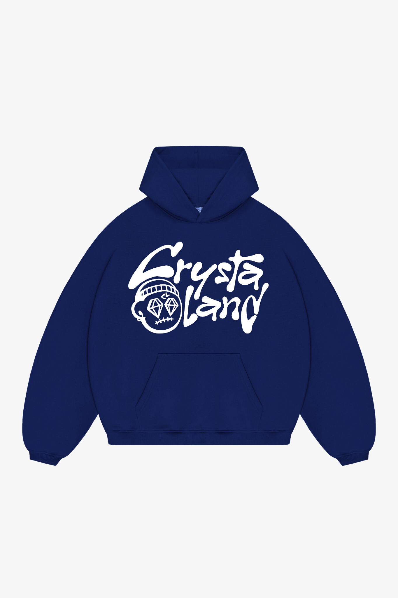 CRYSTALAND DARK NAVY HOODIE