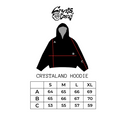 CRYSTALAND FOREST GREEN HOODIE