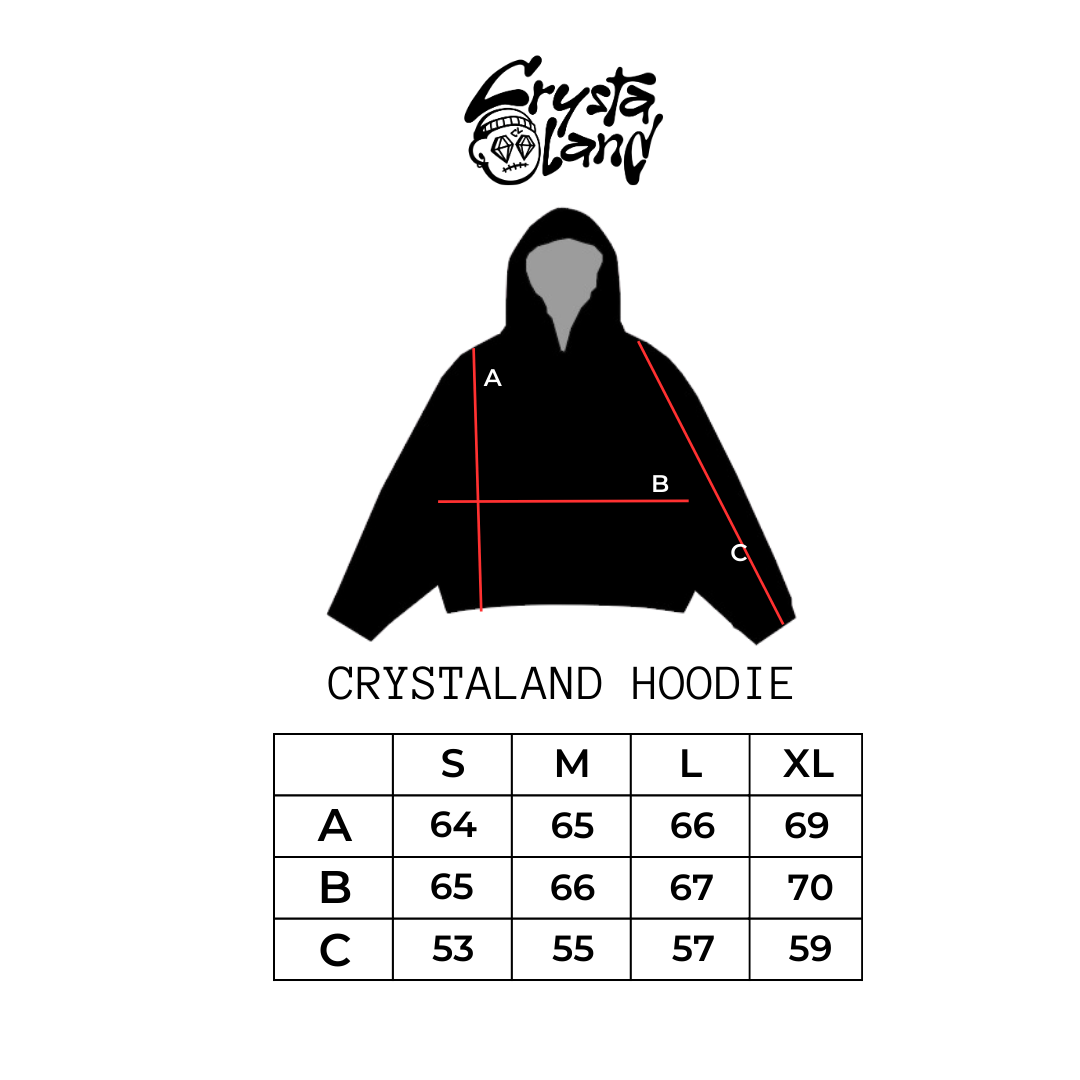 Crystaland Waldgrün Hoodie