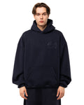 Crystaland Grundlegender dunkler Navy Hoodie