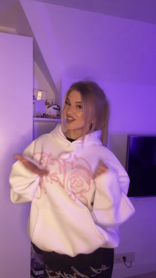 CRYSTALAND VALENTINE'S DAY VANILLA HOODIE