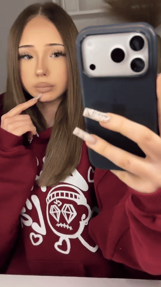 CRYSTALAND VALENTINE'S DAY VANILLA HOODIE