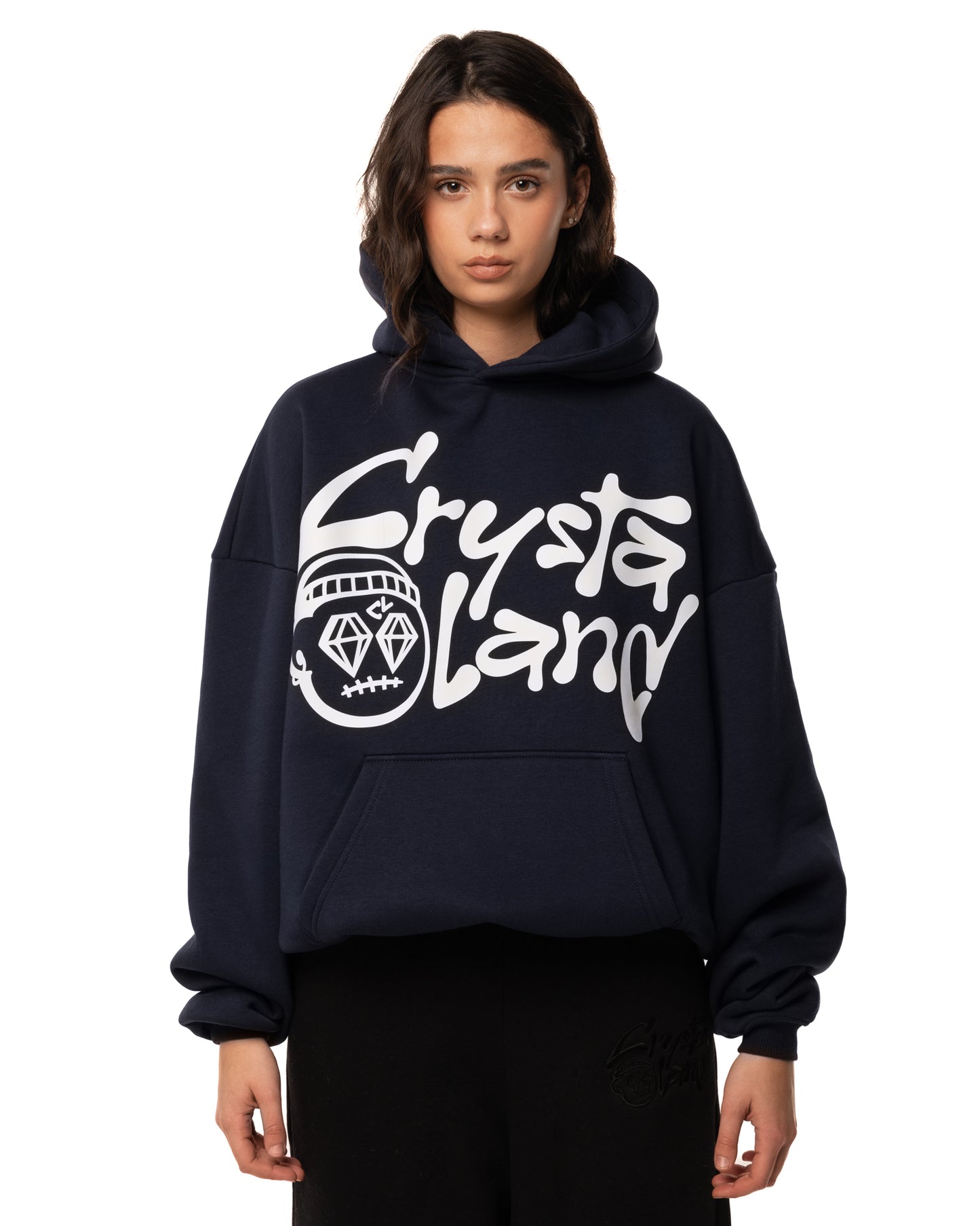 Crystaland Dark Navy Hoodie