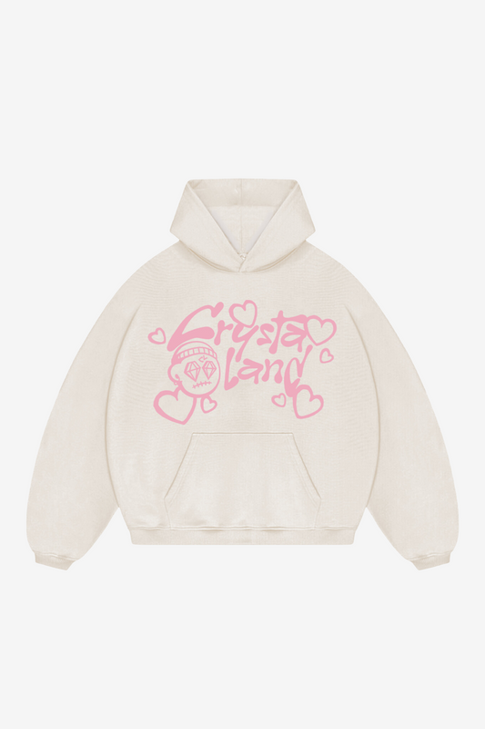 CRYSTALAND VALENTINE'S DAY VANILLA HOODIE